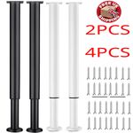 4pcs Adjustable Table Leg 72-110cm Breakfast Bar Support Kitchen Worktop Desk