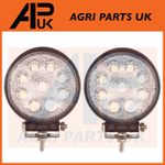 2x 27W LED work Light Lamp 12V Flood Beam 24V Truck Tractor 4x4 ATV Quad Boat