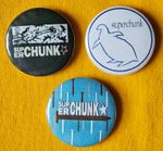 Superchunk (indie rock) three 25mm button badges. Free UK postage!