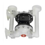 1-1/2" PD15P-FPS-PTT Air Diaphragm Pump Non-Metallic For Chemical & Water Use ↲