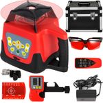 360° Range Red Beam Rotary Laser Level Automatic Electronic Self-Leveling Tool