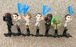 Kinder Surprise Star Wars Figures Bundle Lot x7 - Vader Luke Yoda Chewbacca Leia