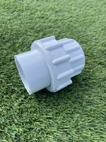 SOCKET UNION 1.5" PLAIN TO PLAIN FOR 48mm POOL PIPE ABS WHITE
