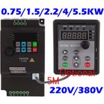 220V/380V 1.5KW 2.2KW 4KW 5.5KW Variable Frequency Drive Inverter Converter VFD
