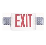 Commercial Electric LED Exit Sign Emergency Light Combo 14W w/ Ni-Cad Battery