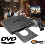 Multi Function DVD Player TV All Region Free Mini DVD Play USB & Remotes Control