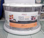 Deflecto Carousel organiser 9 section. Sealed New Destash Craftroom clearout