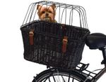 Large Bike Pet Basket - Brown - Rear Mounted - Ideal For Cats & Dogs