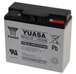 2 (Pair ) x YUASA 12V 22AH AGM LEAD MOBILITY SCOOTER & WHEELCHAIR BATTERIES
