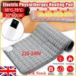 Therapeutic Electric Back Heat Pad Wrap for Muscle Tension Back Neck Pain Relief