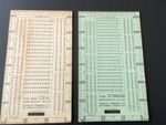 2 STANLEY GIBBONS Thick Card perforation gauges - THE NEW IDEAL & THE STANGIB