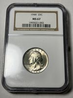 1944 NGC MS67 Washington Quarter