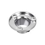 Closet Wardrobe Rod Flange,16mm/0.63inch Dia, Socket Bracket for Pipe 10Pcs