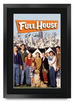 Full House (1987) John Stamos Gifts Printed Framed Autograph Poster for TV Fans