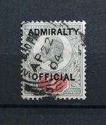 GB KING EDWARD VII SG O104 2D VALUE ADMIRALTY OFFICIAL USED 