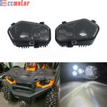 LED Headlight Assembly For Polaris RZR ACE Scrambler Sportsman Ranger 500 570