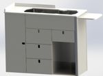 Large Pod With Front Facing Fridge
