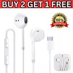 Type C Earphone wired Samsung Galaxy S23 S22 Ultra S21 USB C Headphones Earbuds