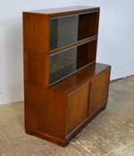 Minty Mahogany Bookcase, Library Bookcase, Minty Of Oxford, Glazed Bookcase