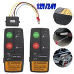Wireless Winch Remote Control Handset Switch 12V 24V for Truck Recovery ATV 4x4