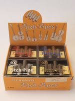 Vintage Pyramid Pitch Pipes / Tuners For Viola / Cello - A440 - C G D A