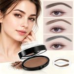 Eyebrow Stamp Kit Brow Shaping Powder Palette Waterproof Smudge Proof Makeup UK.