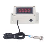 Motor TacHometer Magnetic Induction Hall Sensor Digital RPM Speed Meter☚