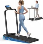 Walking Pad with 7% Incline, Folding Treadmills with Handle Under Desk treadmill
