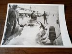 ALBERTO ASCARI  , 1950s FERRARI 500 F2 ? MONZA CIRCUIT ?  23 X 18 CM old picture