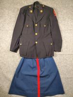 Vintage Women’s Auxillary Marine Corps League Dress With Patches Military