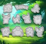 Pokémon Cookie Cutter Mega Bundle – 11 Pieces - aprox 7cm