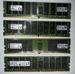 64GB Kit KINGSTON 4x 16GB DDR4 2RX4 PC4-2133P KTH-PL421/16G REGISTERED ECC