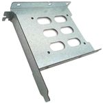 2.5 or 3.5 Hard Drive to PCIe Slot Bracket SSD HDD Holder Adapter ATX PC Mount