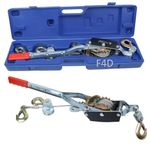 US PRO 4 TON PULLER HAND WINCH 3 HOOK CABLE TURFER FOR CARAVAN BOAT TRAILER 9324
