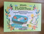 Vintage 1980s SPEAR'S WOODEN FLOWER PRESS for Arts Crafts No Instructions