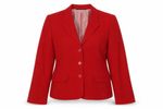 Womens Laura Ashley Size 14 Jacket Blazer Red Long Sleeve Business Lined