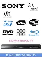 Sony BDP-S580 3D WiFi SACD DVD Multi Region 1-6 DNLA Blu-Ray Player 12M WARRANTY