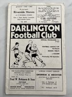 Darlington Vs Fulham League Cup Sept 1975 Football Programme