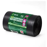 BIN IT 40 Everyday 70L Strong & Secure, Refuse Sacks, Bin Bags, Bin Liners, Flat