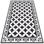 Vinyl PCV Flooring Patio Outdoor Rug Balcony Mat Carpet Spanish tiles 80x120