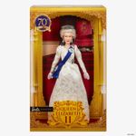 BARBIE SIGNATURE QUEEN ELIZABETH II PLATINUM JUBILEE DOLL GOLD LABEL UK SELLER