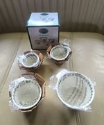 Portmeirion Botanic Garden Dry Measuring Cups Set of 4 Floral 1/4-1 Cup