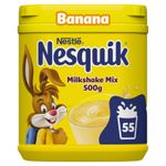 Nesquik Banana Flavoured Milkshake Powder 500g Tub 500 g (Pack of 1), Yellow
