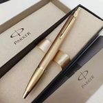 Parker IM Series Golden Color With 0.5mm Fine Ballpoint Pen Black Ink
