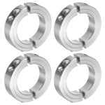 4pcs Double Split Shaft Collar 1-7/8 ID Clamping Collar 2-7/8 OD Stainless Steel