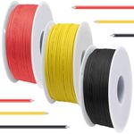 26 AWG Silicone Wire 600V Tinned Copper 3 Colours 7m Each