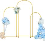 2/3X Wedding Arch Door Backdrop Stand Flower Display Frame Backdrop Metal Rack