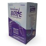Retainer Brite - 96 Cleaning Tablets-Removable Dental Appliances Braces Cleaner.