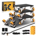 Furniture Dolly, Furniture Movers with 5 Wheels,Carbon Steel Panel Heavy Duty Do