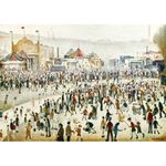 L S Lowry - The Fairground, 1949 - MEDICI POSTCARDS